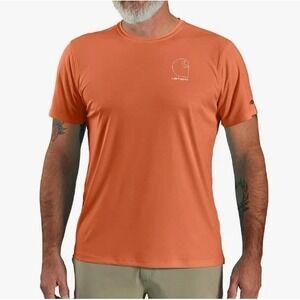Carhartt Force Sun Defender Lightweight Short Sleeve Men's M Orange NWT